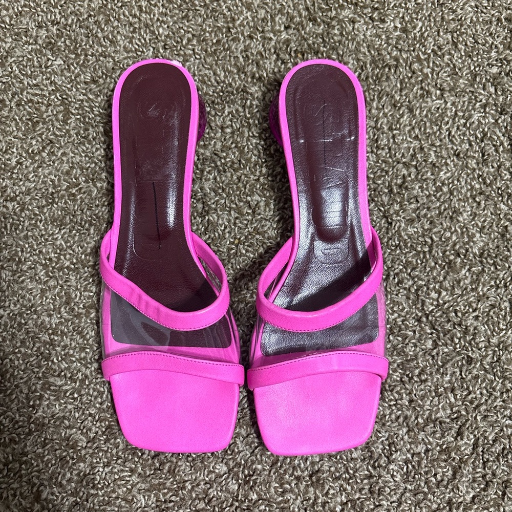 Staud Stylish Pink Women's Sandals